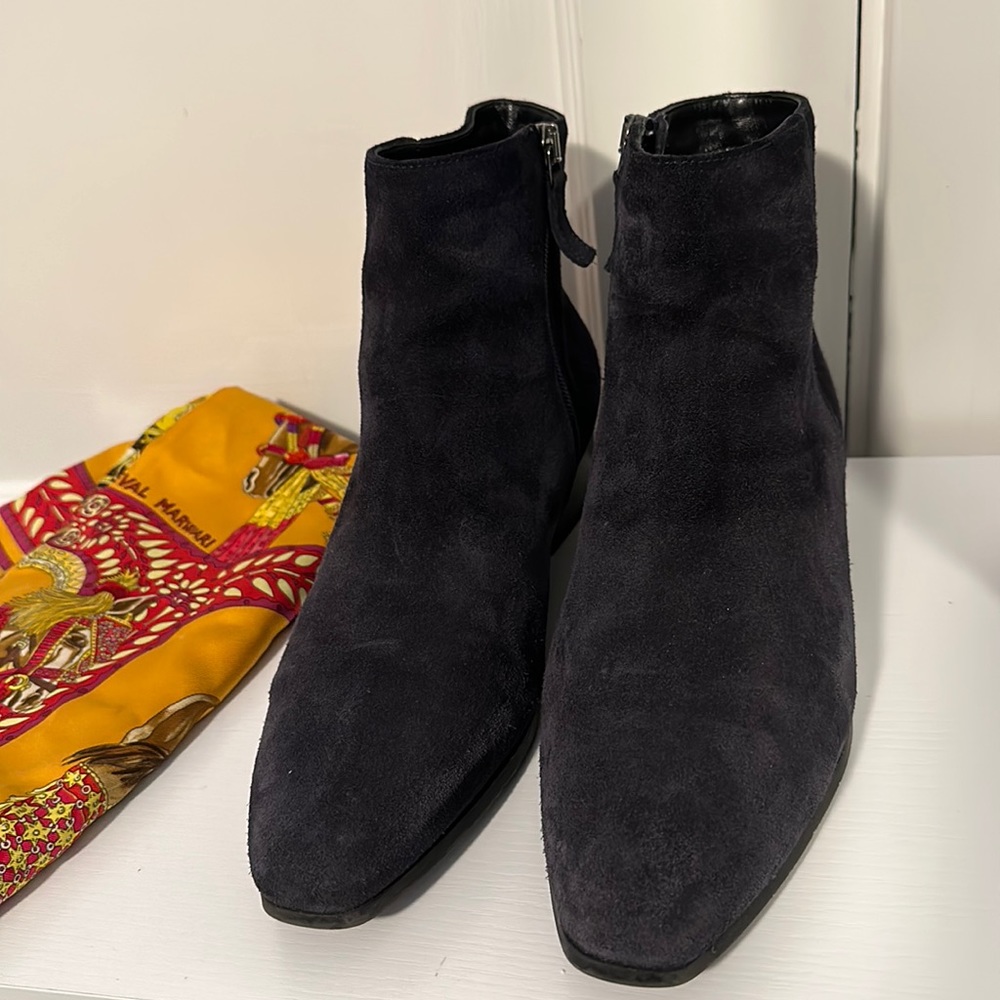 Aquatalia Reeta Luxe Suede Bootie Ankle